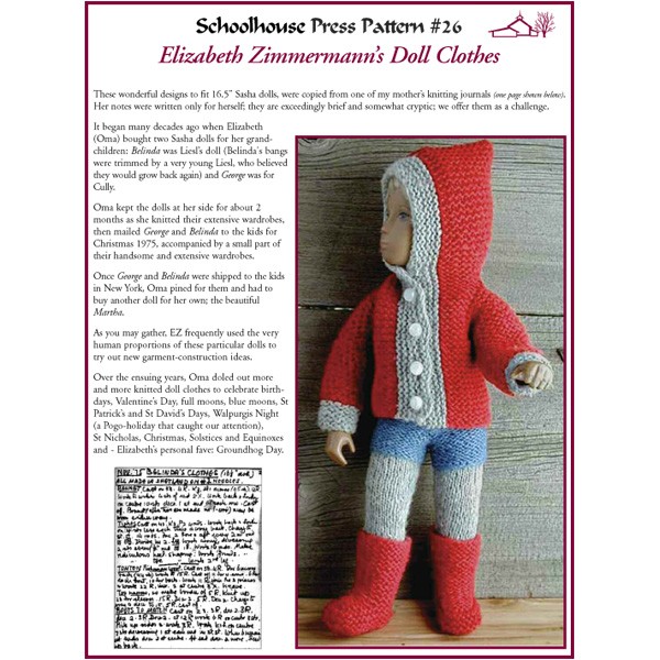 sasha dolls clothing and patterns