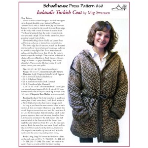Preview of the knitting instructions for the Icelandic Turkish Coat by Meg Swansen