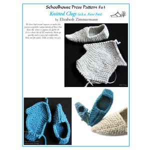 Preview of knitting instructions for Knitted Clogs (a.k.a. Fune Feet) by Elizabeth Zimmermann