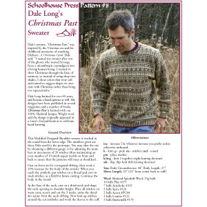 Preview of knitting instructions for Dale Long's Christmas Past Sweater