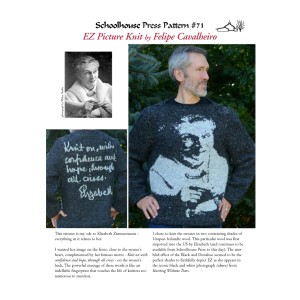 Preview of knitting instructions for the EZ Picture Knit sweater by Felipe Cavalheiro